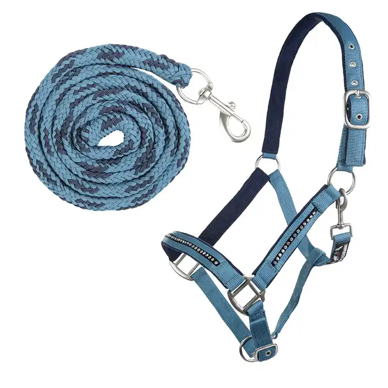 Endast idag | Läde för häst med karbinclip HKM