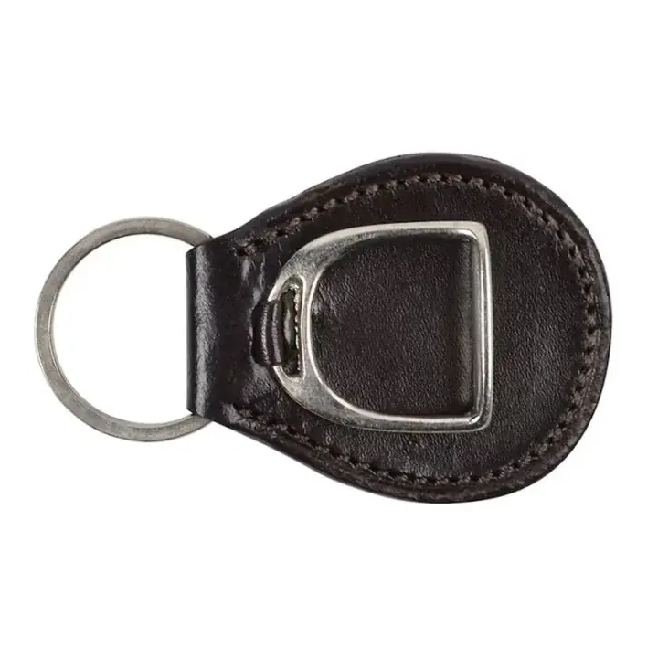 Nyckelring HS Stirrup Plate Svart/Silver | Superpris