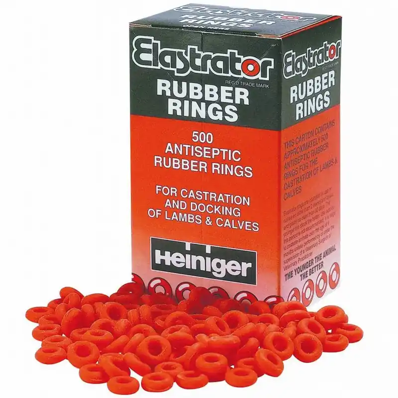 Nytt i sortimentet - Gummiringar Heiniger Elastrator (x500)