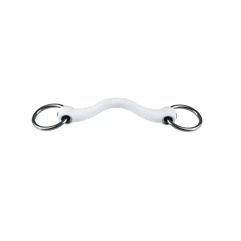 Fabrikspris - 2 ringar hästbett Trust Inno Sense Bradoon Medium-20