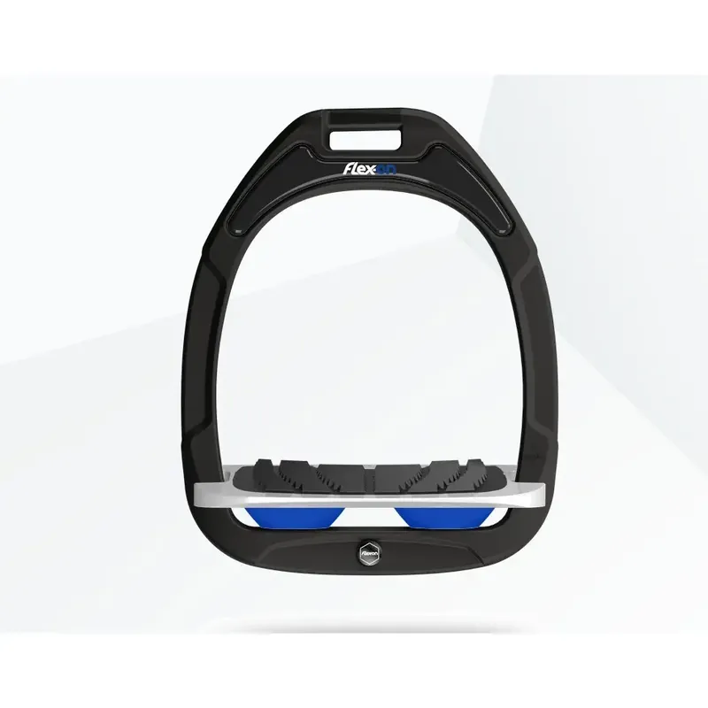Expressfrakt | Vinklade stigbyglar Grip Grön/Grå/Blå Flex-On Green Composite