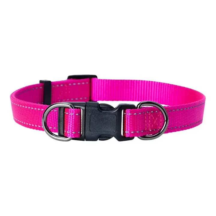 Hundhalsband Iris Nylon Rosa - Toppkvalitet