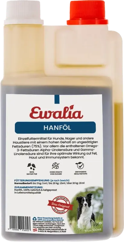 Hampolja för husdjur 500 ml | Fyndpris